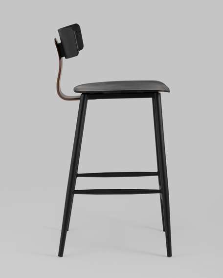 Полубарный стул Ant черный