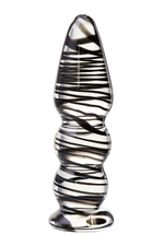 Анальная пробка-елочка - 13 см. (Цвет: прозрачный)