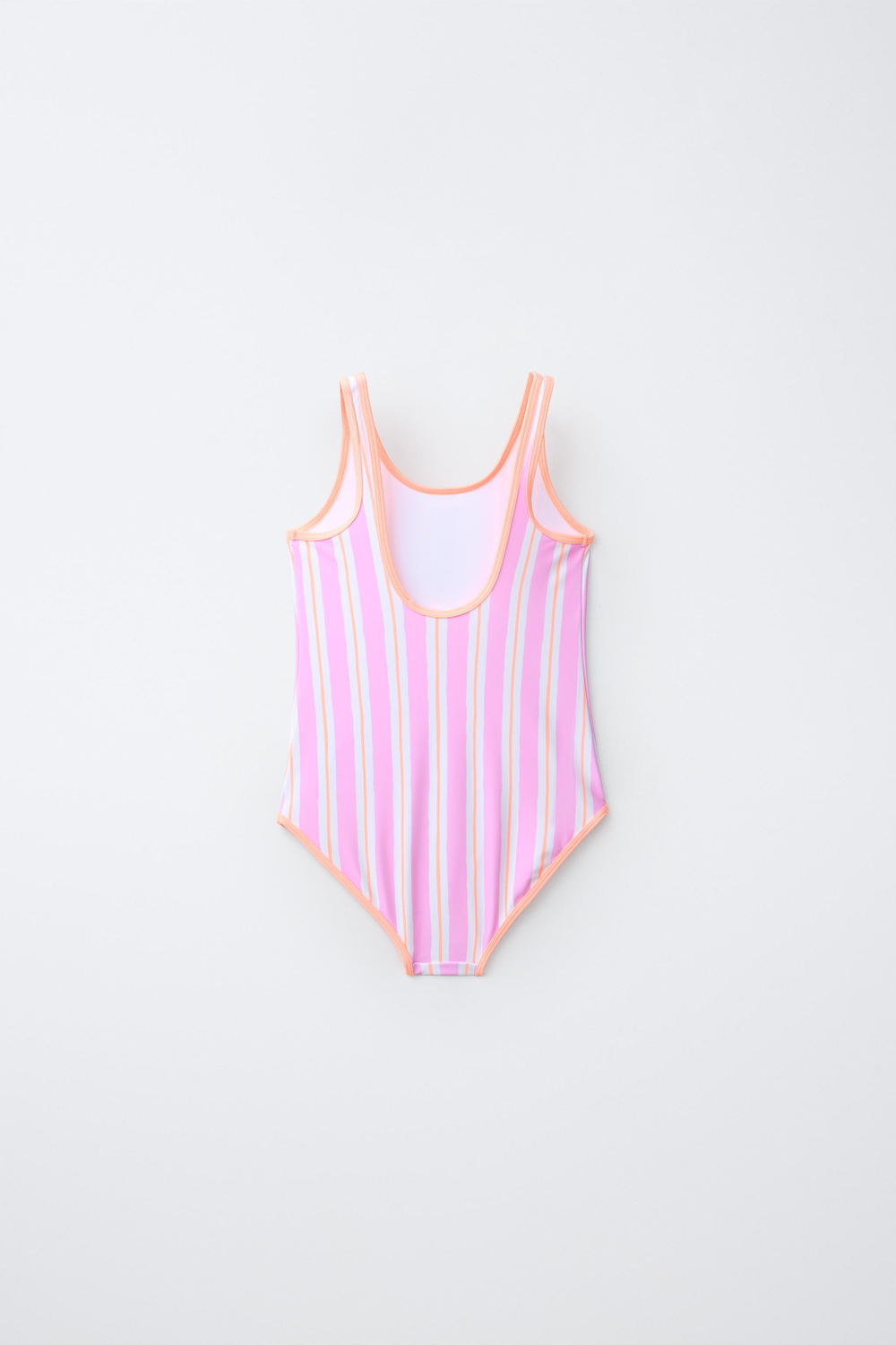 ZARA КУПАЛЬНИК В ПОЛОСКУ, СВЕТЛО-СИРЕНЕВЫЙ