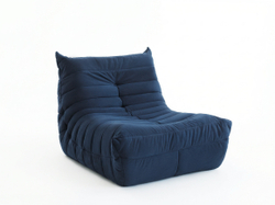 Диван Маршмеллоу Синий 1 секция