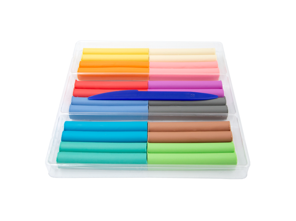 Пластилин 12 цв. Луч восковой "Фантазия", пастельный