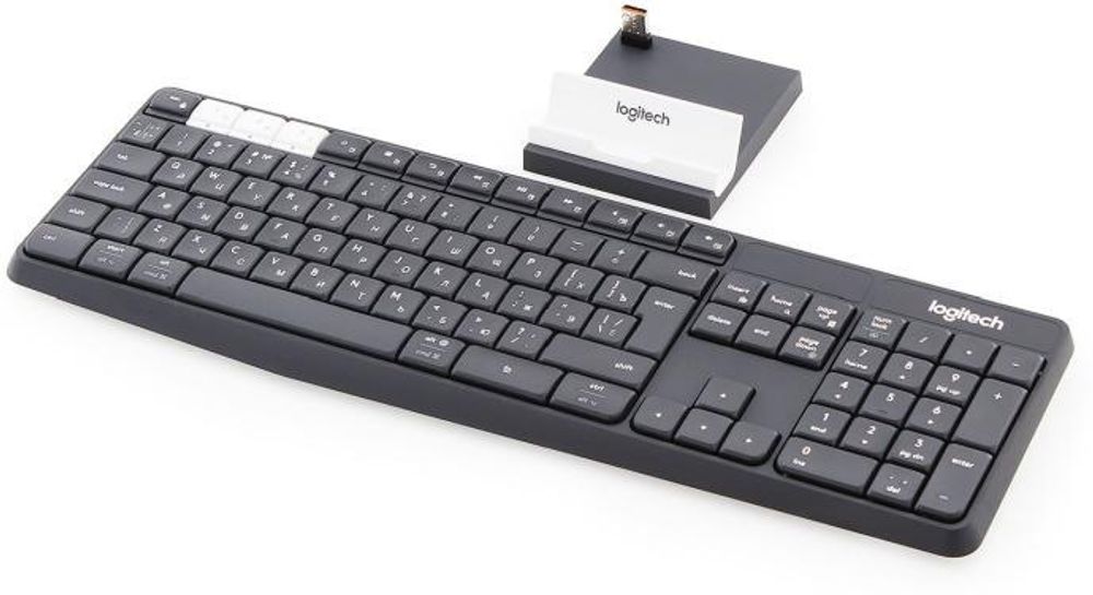 Клавиатура Logitech K375s USB с подставкой (920-008184)