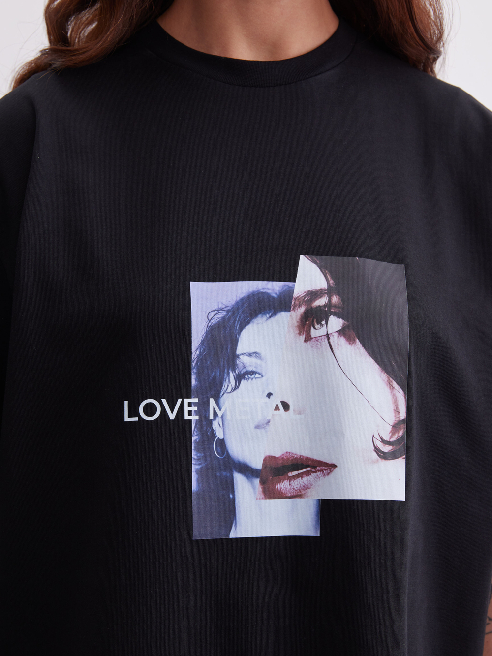 Футболка Love metal, черная