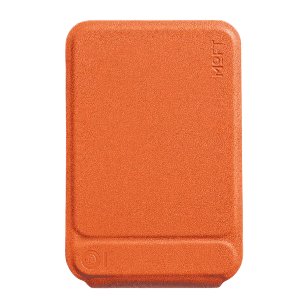 Кожаный чехол-бумажник MagSafe с подставкой MOFT Snap Tripod Wallet MOVAS Картхолдер-штатив из веганской кожи. Вмещает до двух карт