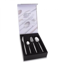 Набор столовых приборов 24 предмета на 6 персон Cristema Rabat матовый