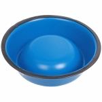 Миска из нержавеющей стали с силиконовым нескользящим ободком «ЛЮБИМЫЙ БРО», цвет синий, 18см/370мл