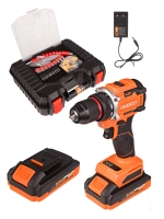 ONEVOLT Шуруповерт аккумуляторный бесщеточный 40Hm 46 предметов