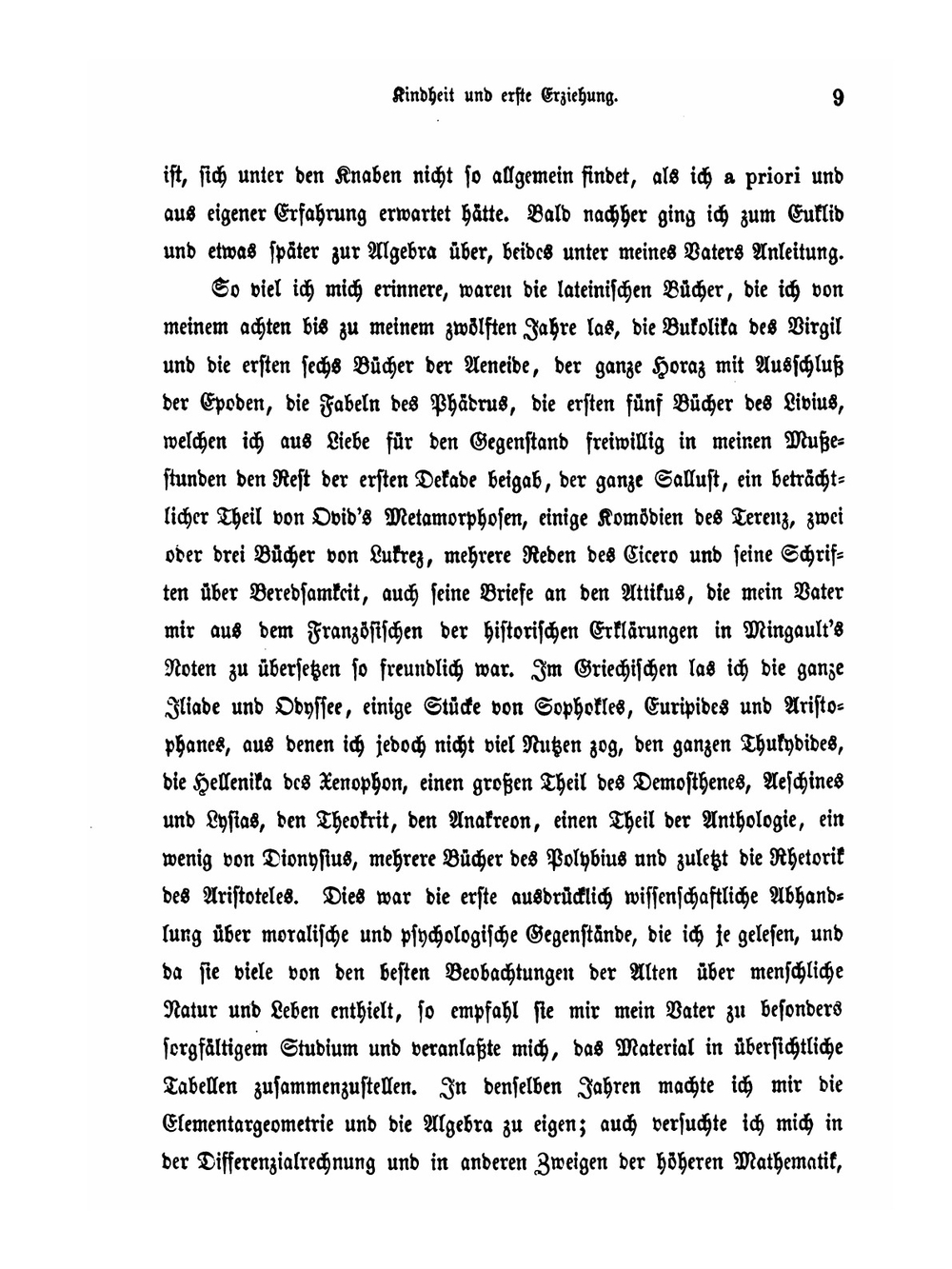 John Stuart Mill's Selbstbiographie | J.S. Mill