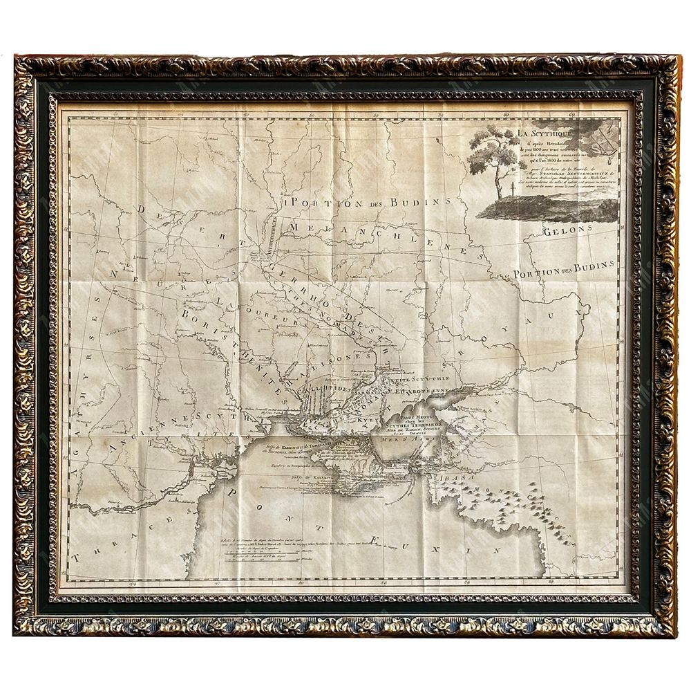 Карта России «Novissima Russiae Tabula. Authore Isaaco Massa» по чертежу Исаака Массы. 1638