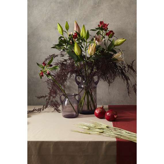 Ваза для цветов flowi, 25 см, фиолетовая