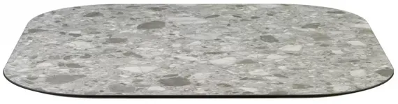 Столешница квадратная со скругленными углами Compact Laminate, 80х80 см, зернистый