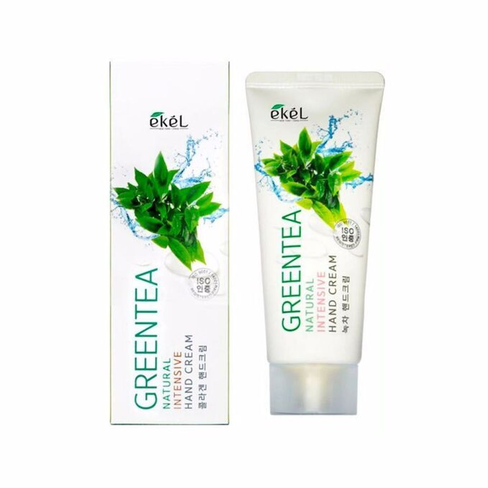 Ekel Green Tea Natural Intensive Hand Cream питательный крем для рук с экстрактом зеленого чая