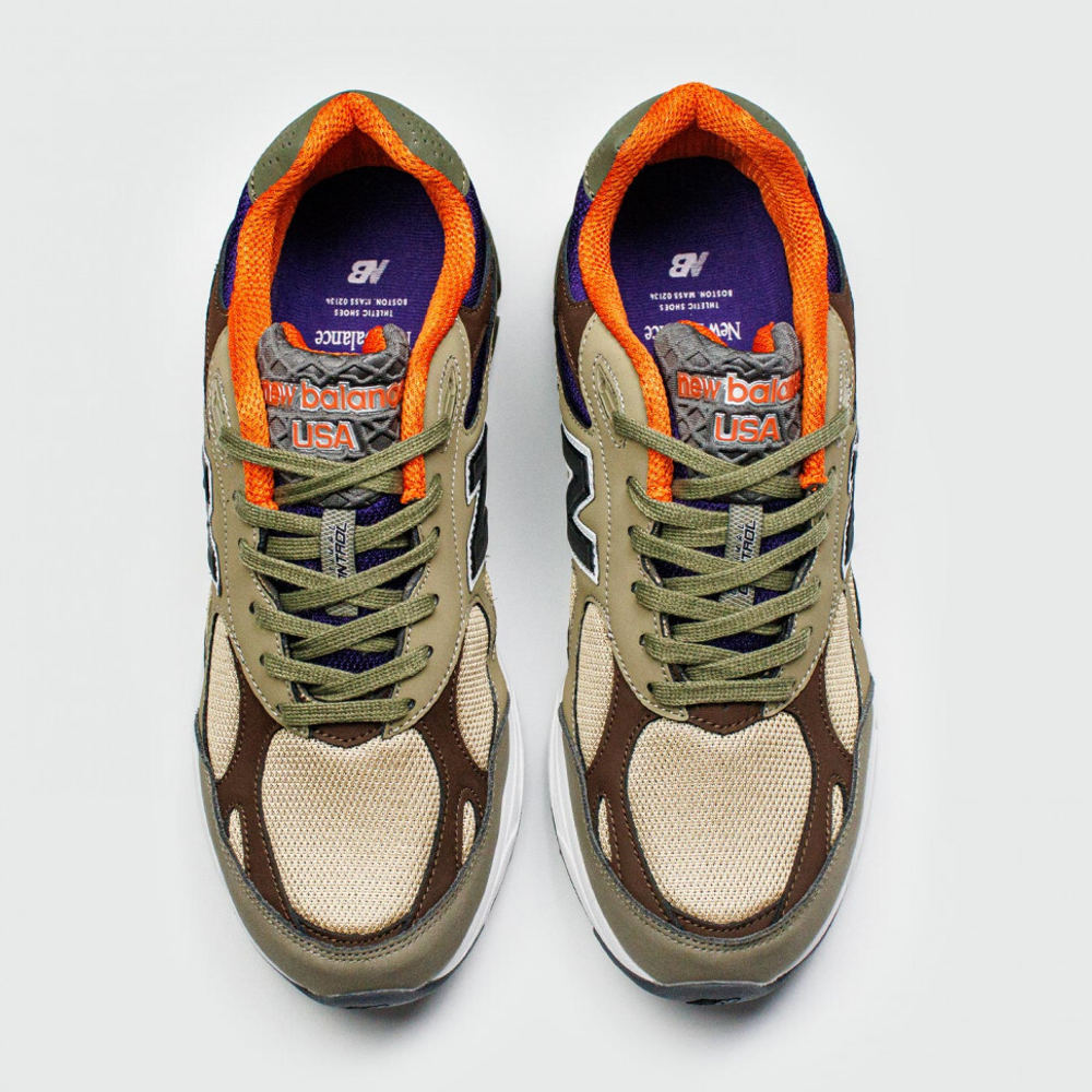 кроссовки New Balance 990 v3 Brown Green