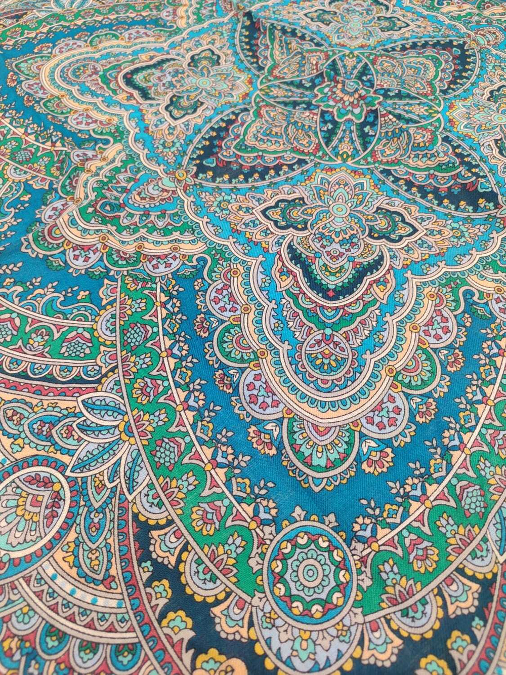 Павловопосадский платок Песенка весеннего дождя 1926-11
