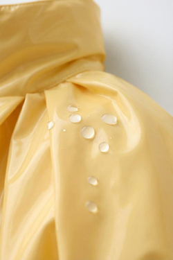 ZARA БЛЕСТЯЩИЙ ДОЖДЕВИК WATER RESISTANT, ЖЕЛТЫЙ