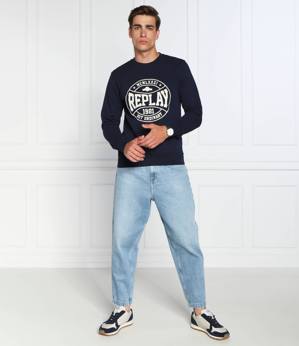 Худи Replay - темно-синий(M6254.000.21842)