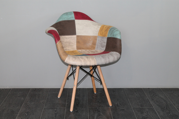 СТУЛ ПЭЧВОРК 8078 КОРИЧНЕВЫЙ ЭКОКОЖА