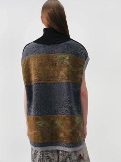 Жилет принтованный OLA OLA