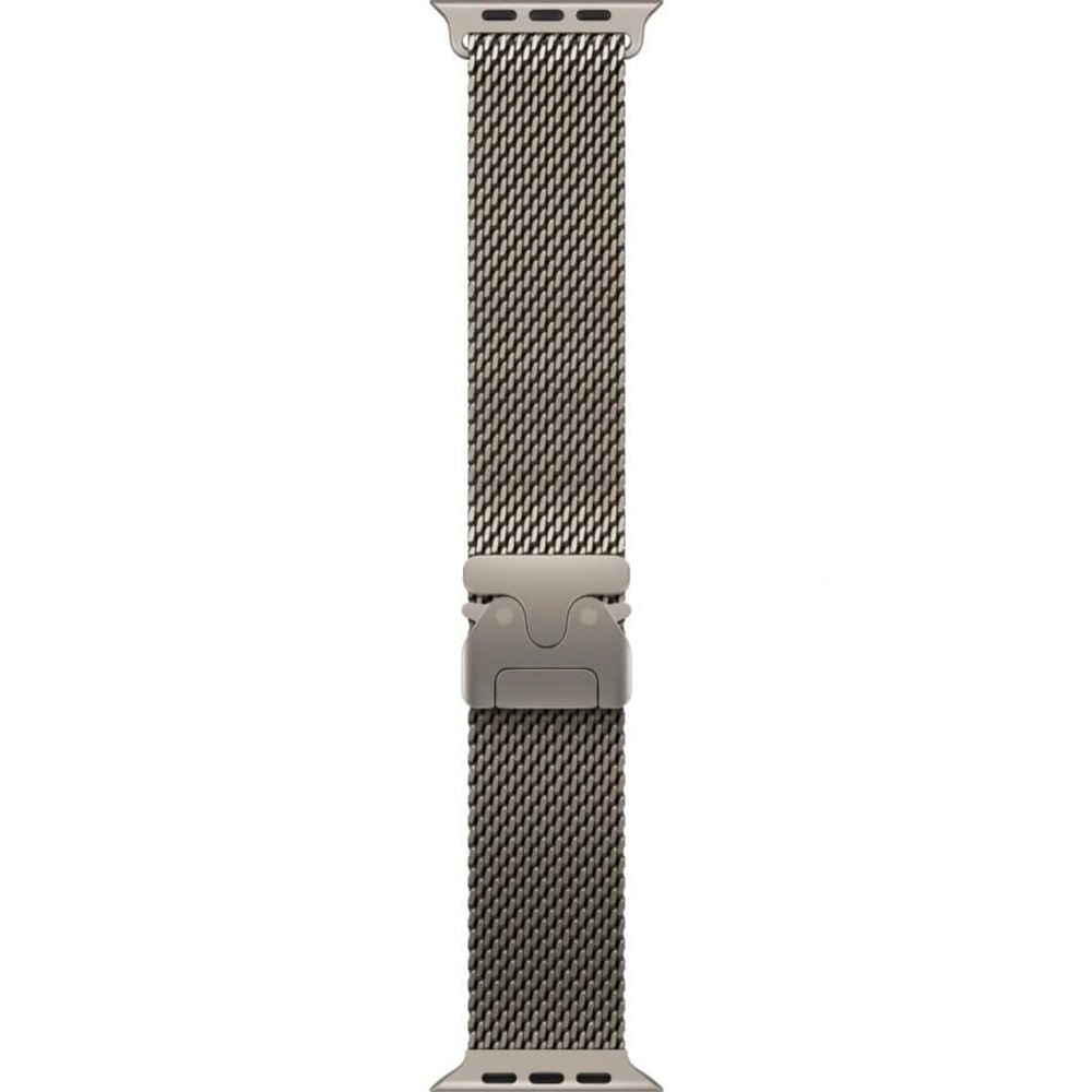 Apple Watch Ultra 3, 49 мм, Natural Titanium, миланский сетчатый браслет (2025)