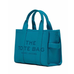 СУМКА MARC JACOBS THE LEATHER SMALL TOTE BAG BLUE SHADOW