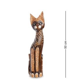 99-347 Статуэтка «Кошка» 50 см (албезия, о.Бали)