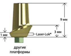 Абатменты титановые прямые BIOHORIZONS