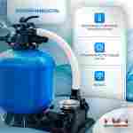 Песочный фильтр для бассейна до 128 м³ с насосом ESP1.2HP, до 133 кг песка, 16,0 м³/ч, WL-ADG650E