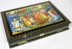 Шкатулка под бумаги "Сказка о Царе Салтане"