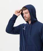 Худи на молнии ESSENTIAL Cotton Zip Hoodie, темно-синий