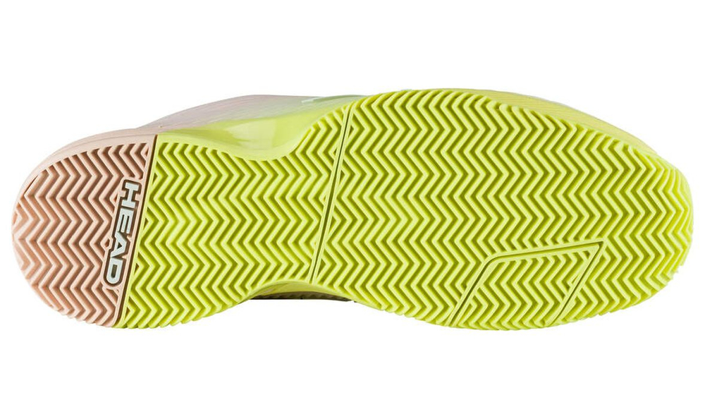 Женские теннисные кроссовки Head Revolt Pro 4.0 Clay - macadamia/lime