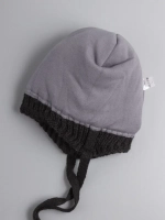 Шапка вязаная с ушками для детей