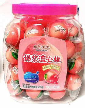 Мармелад Deer DaDa Персик с жидкой начинкой 50шт*18гр