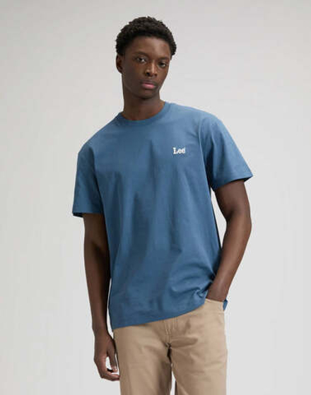 Футболка мужская LEE SS SMALL LOGO TEE ACADEMY BLUE