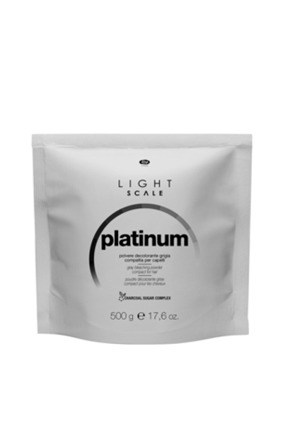 Быстродействующий компактный серый осветляющий порошок Лисап Professional Light Scale Platinum Powder 500 гр.