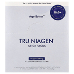 Tru Niagen, НАД+, никотинамид рибозид, с нейтральным вкусом, 30 стик-пакетов по 4 г (0,14 унции)