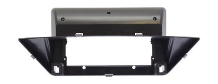 Комплект рамки с разъёмами 10" BMW X1 E84 2009-2014 без CIC экрана "в хлебницу" (поддержка БК и мультируля) - Car-Smart 9595