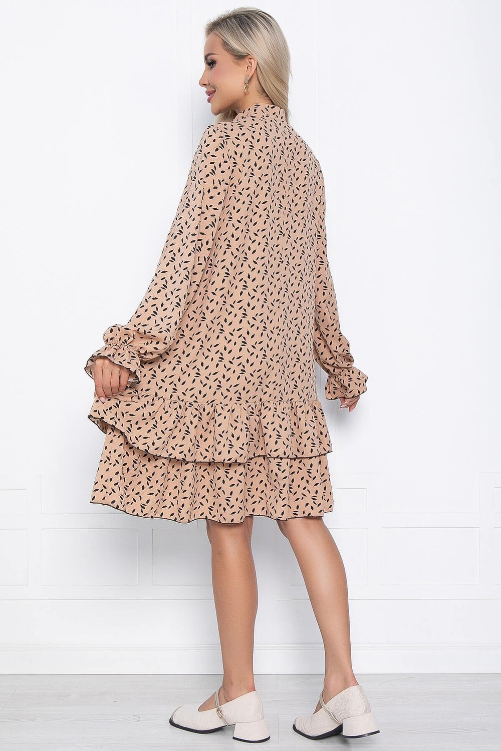 Платье Осенняя симфония (бежевое) П10936 LT Collection