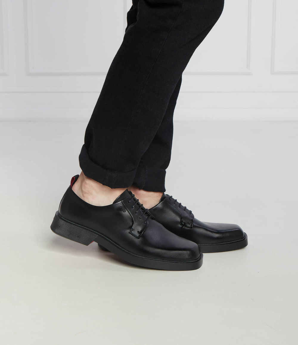 Кожаные дерби iker HUGO - черный(50503649)