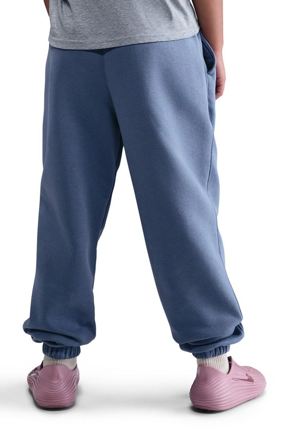 Брюки для девочки Nike Kids Sportswear Club Fleece Loose - world indigo/world indigo/white