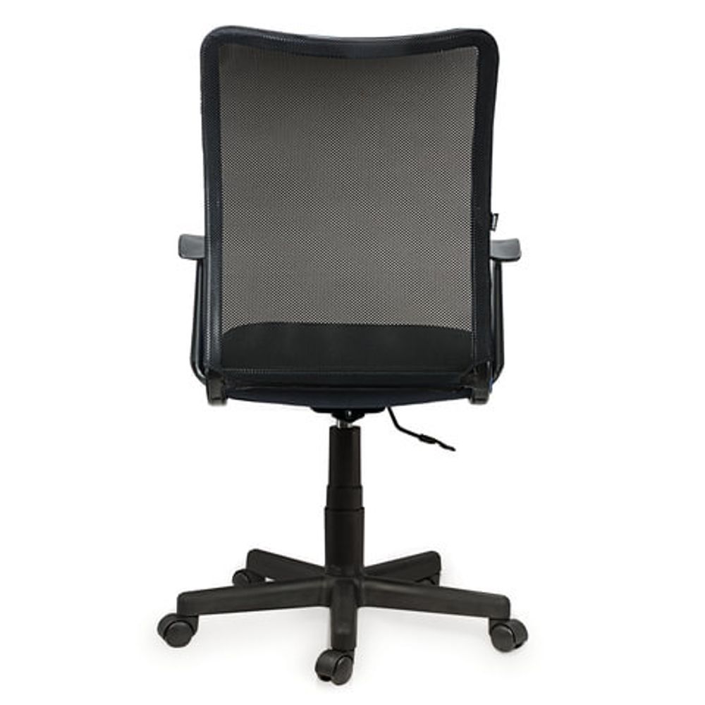 Кресло BRABIX "Spring MG-307", с подлокотниками, черное TW, 531406