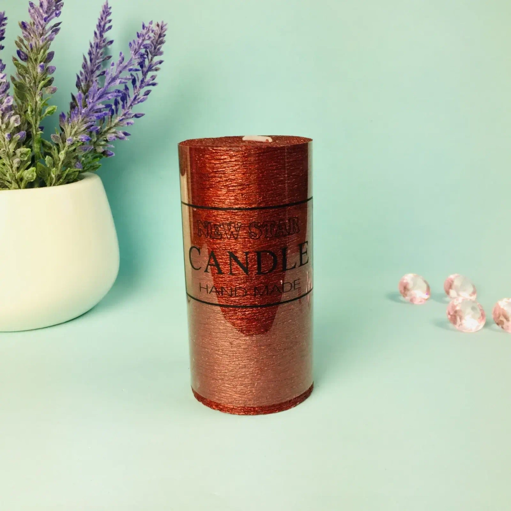 Свеча «New Star» 5*10см цвет красный ZD-073