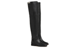 HERMES Over the knee Boots Women"s Black