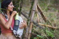 Бутылка Klean Kanteen Classic Flip Sport 27oz (800 мл) Shadow Lime