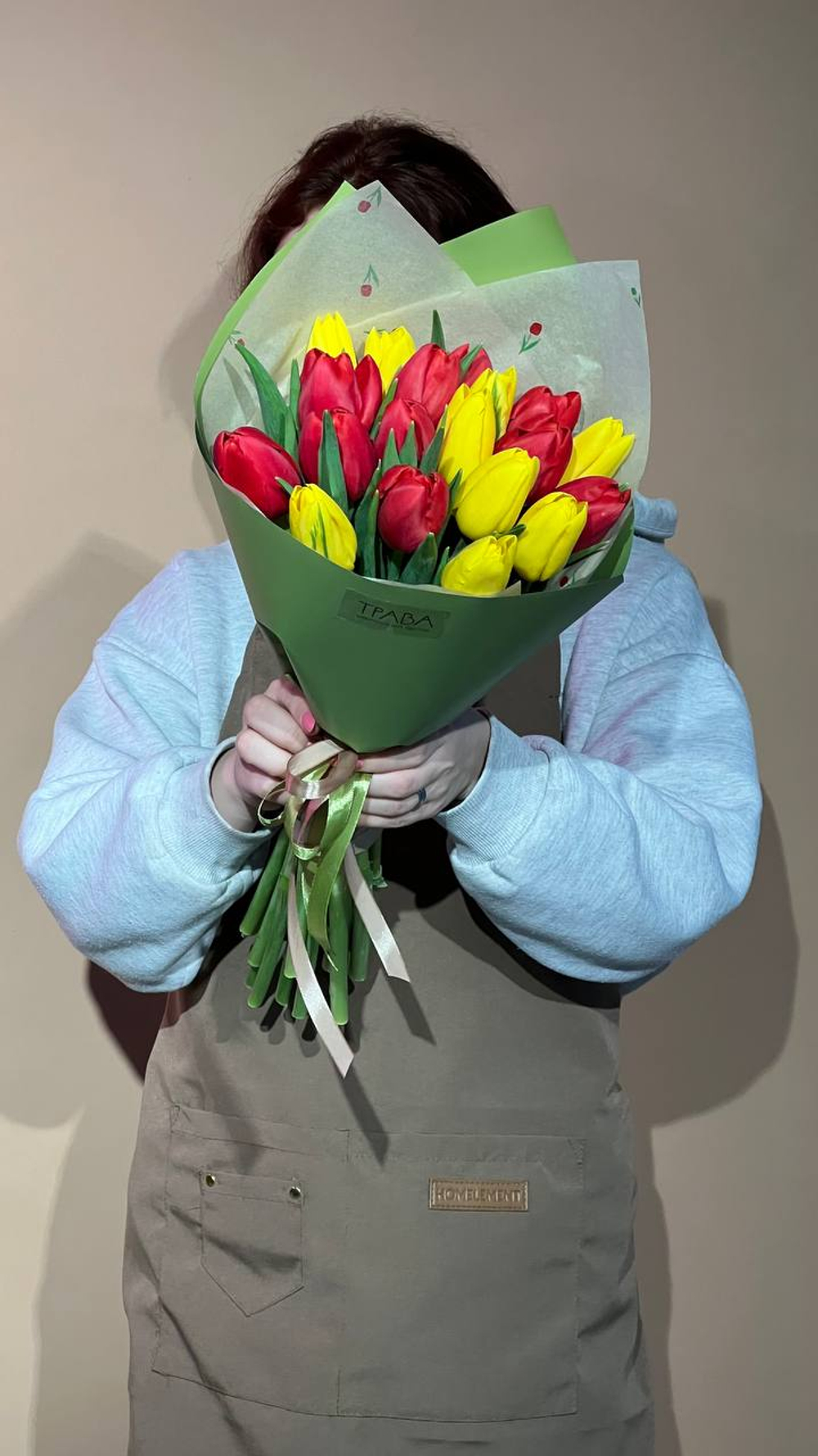 Букет "8 марта" Тюльпаны 19шт