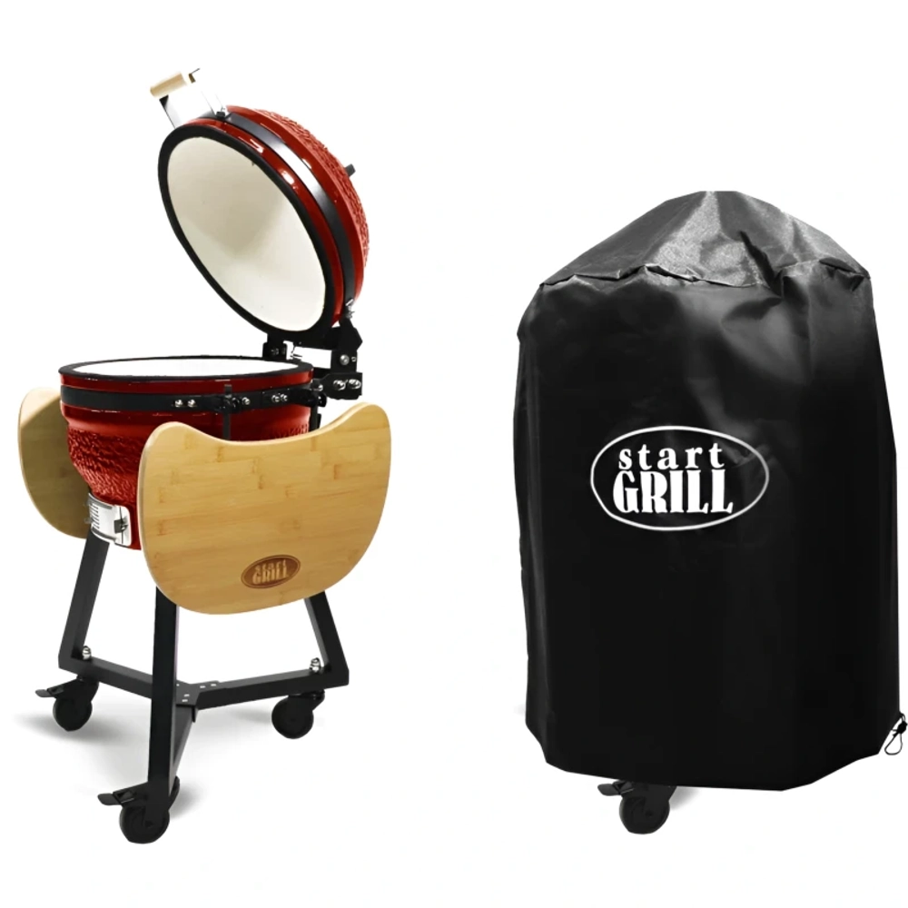 Start Grill SG 16 PRO керамический гриль 39,8 см / 16 дюймов (красный) SG16R