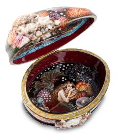 Народные промыслы ШК-30/ 67 Шкатулка «Русалочка» Ковалева С.