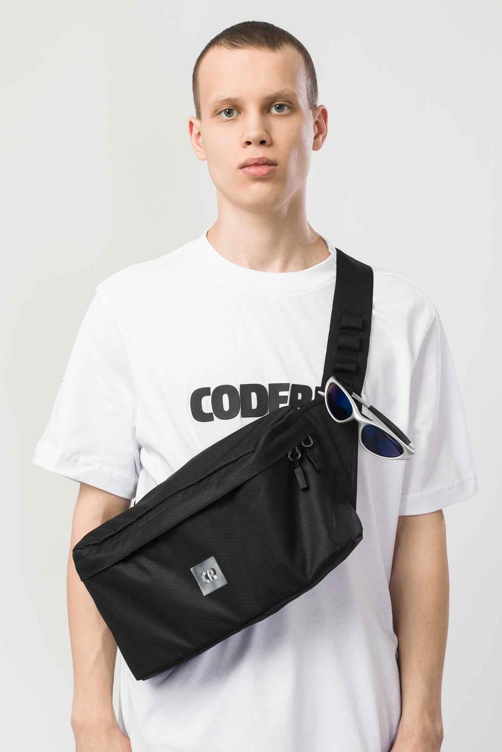 Сумка поясная Codered Big Черный/Черная стропа