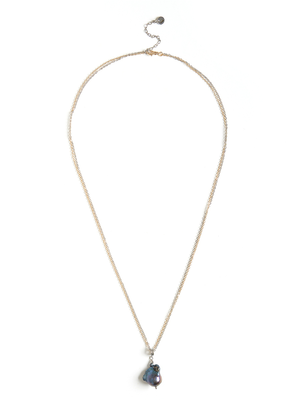 Колье "Petrol pearl" Bicolor