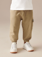 Футболка и джоггеры в комплекте для мальчика Next 854-123, Белый, Песочный