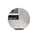 Готовая гостиная Woodville Oluwande белый, цемент светлый